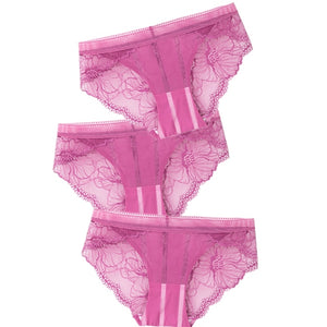 3pcs Sexy Lace Panties For Women