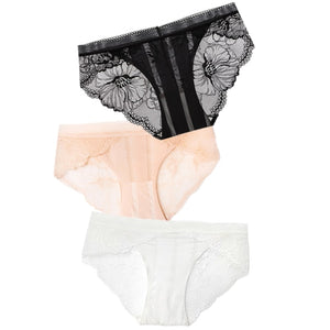 3pcs Sexy Lace Panties For Women