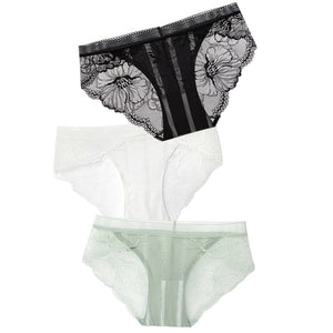 3pcs Sexy Lace Panties For Women