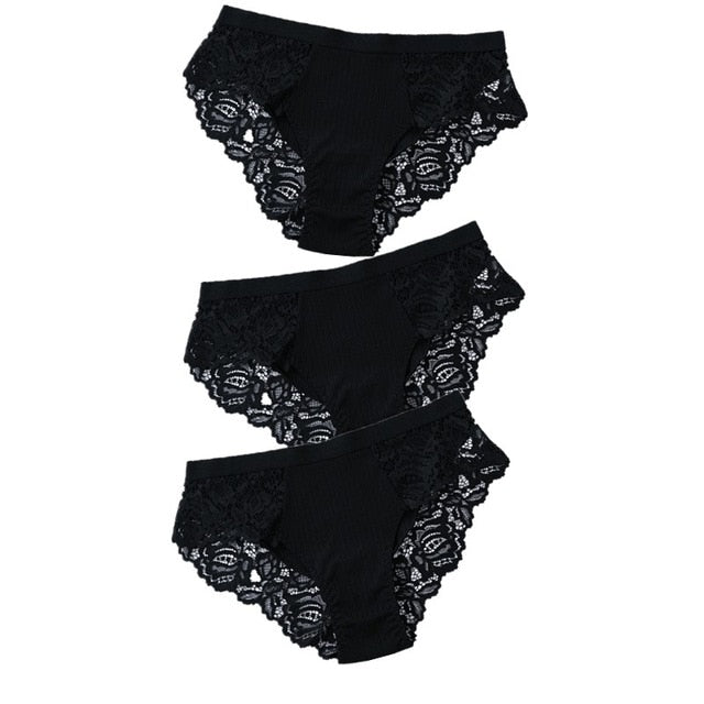 3 Pcs Cotton Panties