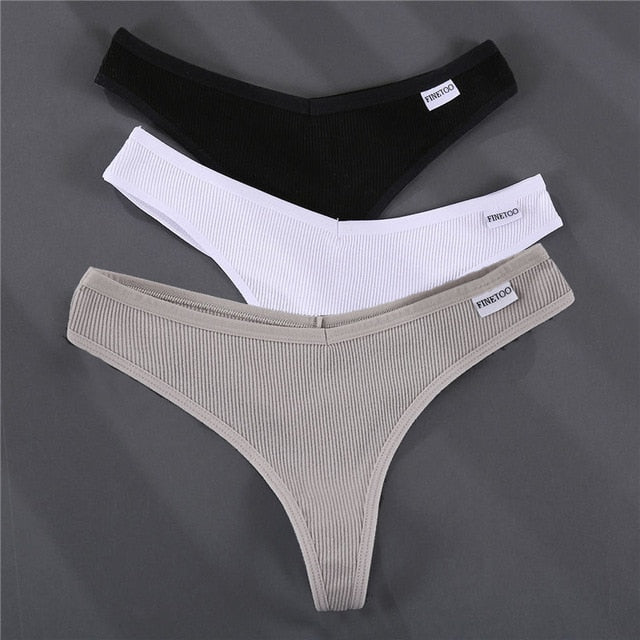 3PCS/Set G-string Panties Cotton Women's