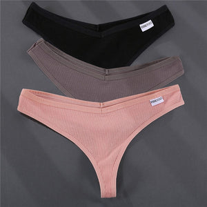 3PCS/Set G-string Panties Cotton Women's