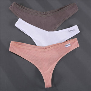 3PCS/Set G-string Panties Cotton Women's