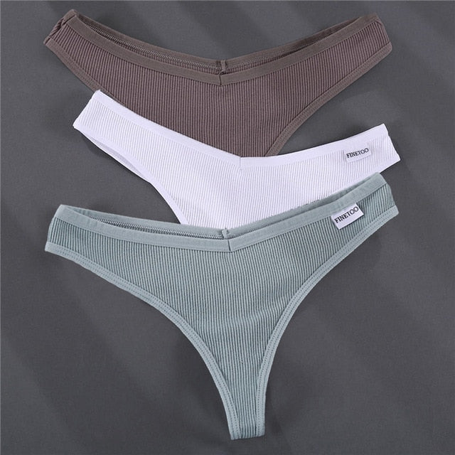 3PCS/Set G-string Panties Cotton Women's