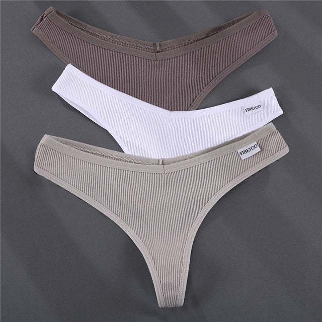 3PCS/Set G-string Panties Cotton Women's