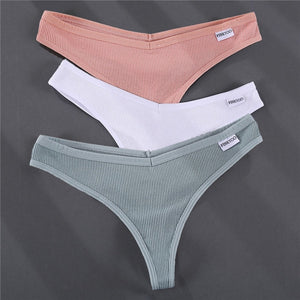 3PCS/Set G-string Panties Cotton Women's