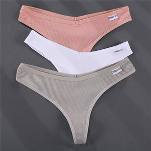 3PCS/Set G-string Panties Cotton Women's