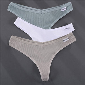 3PCS/Set G-string Panties Cotton Women's