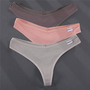 3PCS/Set G-string Panties Cotton Women's