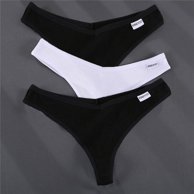 3PCS/Set G-string Panties Cotton Women's