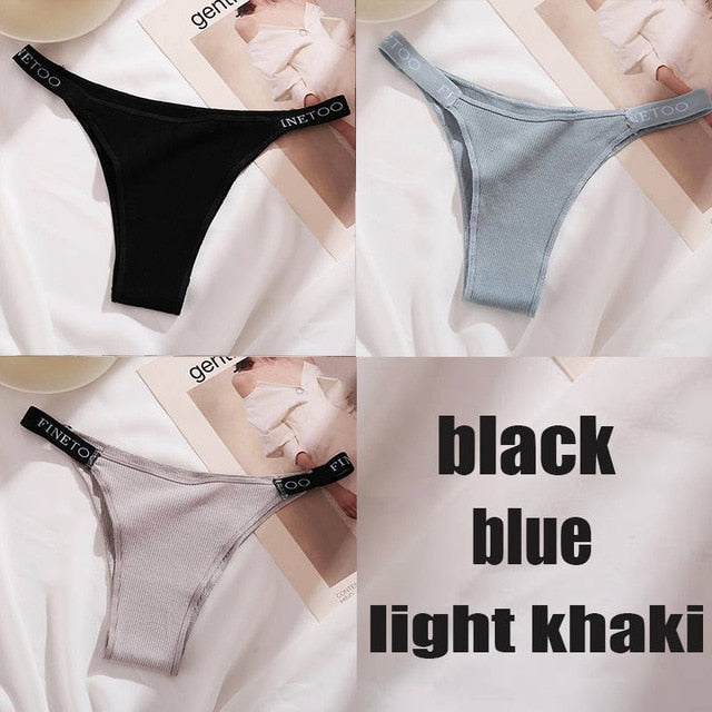 3PCS Solid Color Intimate Lingerie