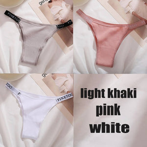 3PCS Solid Color Intimate Lingerie