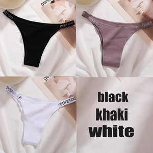 3PCS Solid Color Intimate Lingerie