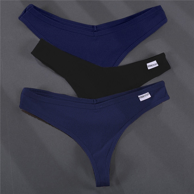 3PCS/Set G-string Panties Cotton Women's