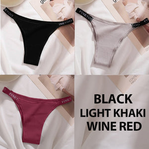 3PCS Solid Color Intimate Lingerie