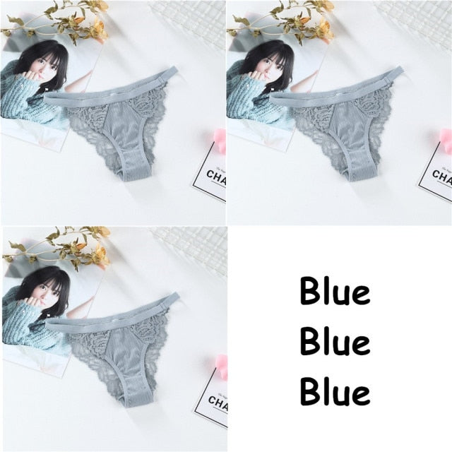 3PCS Soft Cotton Women Underwear