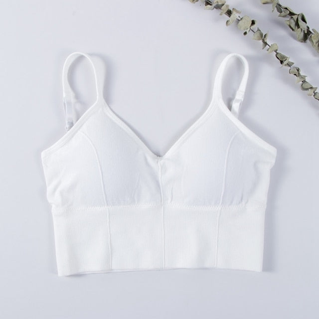 Women Tank Crop Top Seamless Underwear