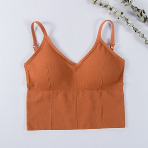 Women Tank Crop Top Seamless Underwear