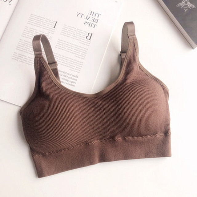 Women Tank Crop Top Seamless Underwear