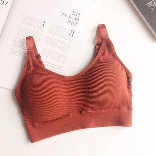 Women Tank Crop Top Seamless Underwear