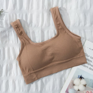 Women Tank Crop Top Seamless Underwear