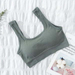 Women Tank Crop Top Seamless Underwear