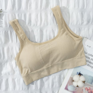 Women Tank Crop Top Seamless Underwear