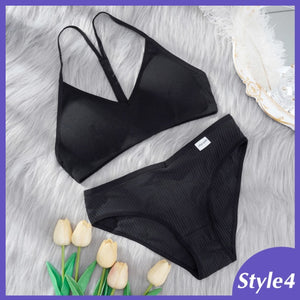 2PCS Bra Set Women Sexy Bralette S