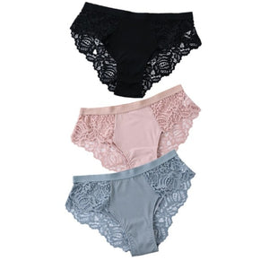 3PCS Soft Cotton Women Underwear