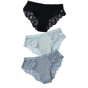 3PCS Soft Cotton Women Underwear