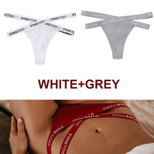 2PCS/Set Women's Cotton string