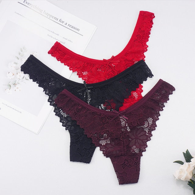 3 Pcs Underwear Women