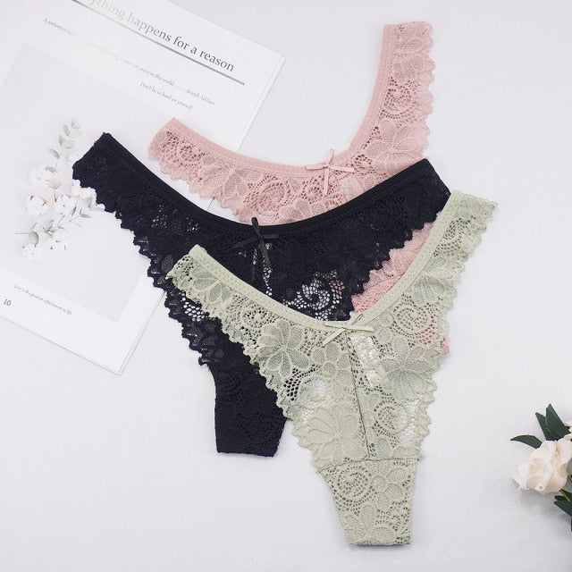 3 Pcs Underwear Women