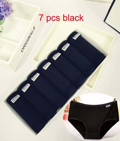 7 Pcs Underwear Women Plus Size